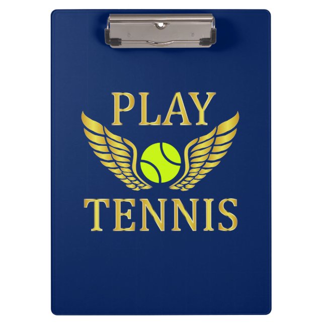 Play tennis clipboard (Front)