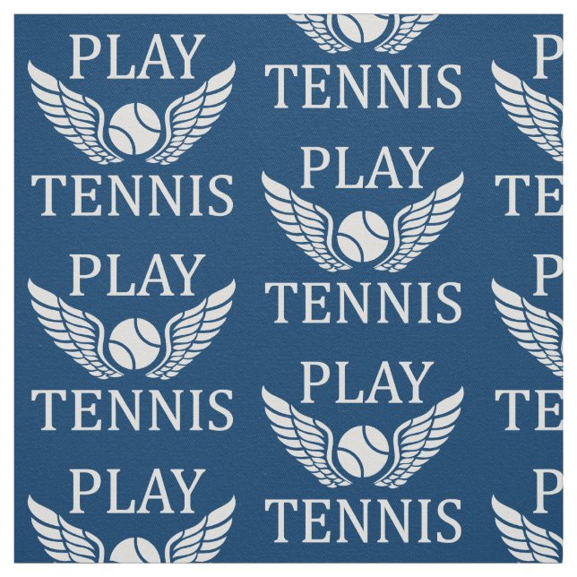 Play tennis fabric (Swatch)