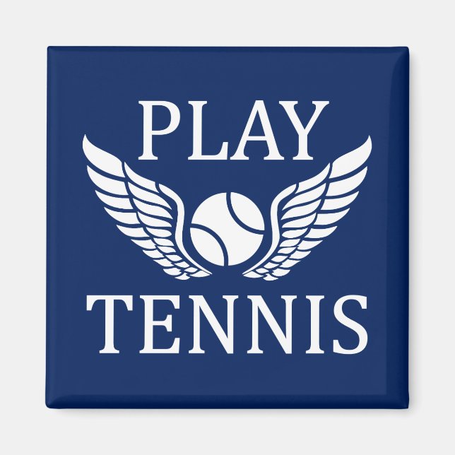 Play tennis magnet (Front)
