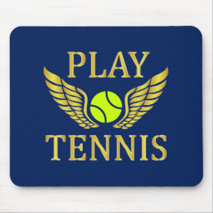 Play tennis mouse mat