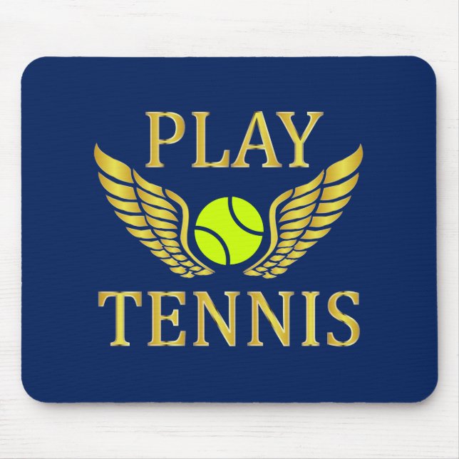 Play tennis mouse mat (Front)