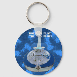 Play the Blues Keychain