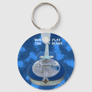 Play the Blues Keychain