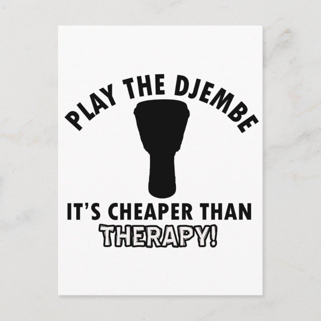 Play the  djembe postcard (Front)
