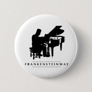 Play the Frankensteinway! 6 Cm Round Badge
