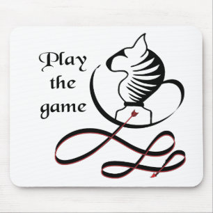 Play the GAME Bull Terrier Mouse Mat