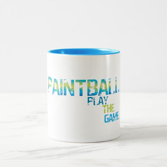 Play The Game Paintballers Mug (Center)