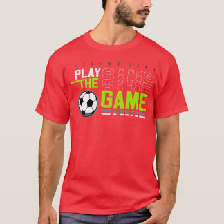 play the game sport typography graphic vintage T-Shirt