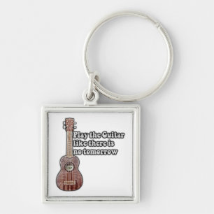 Play the guitar like there is no tomorrow. vintage key ring