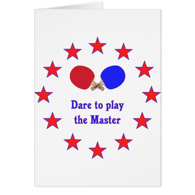 Play the Master Ping Pong (Front)
