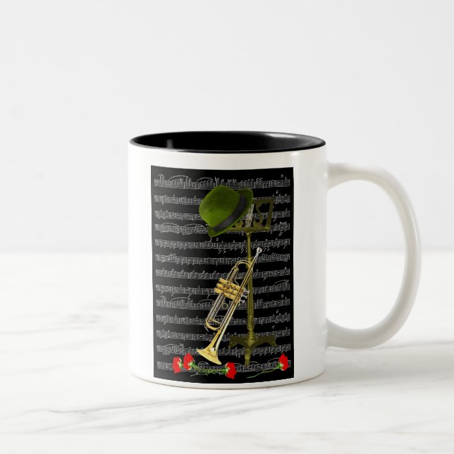 Play the Music... Two-Tone Coffee Mug (Right)