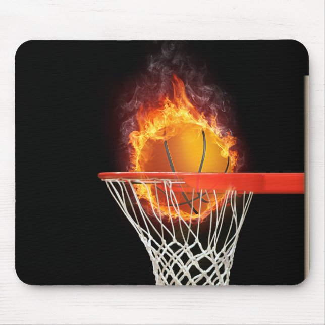 PLAY TO WIN Basketball | Sport Gif Mouse Mat (Front)