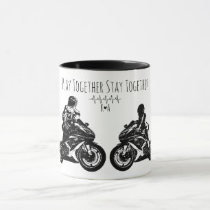 Play Together...Personalised Motorcycle Mug