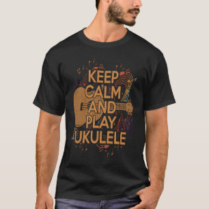 Play Ukulele Player Music Musician Graphic T-Shirt