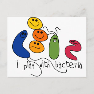 Play with Bacteria Postcard
