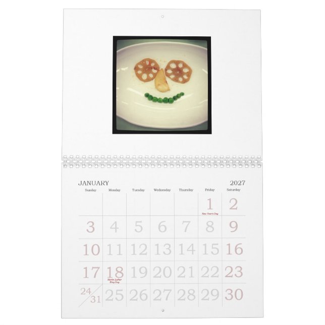 Play With Your Food Calendar (Jan 2027)
