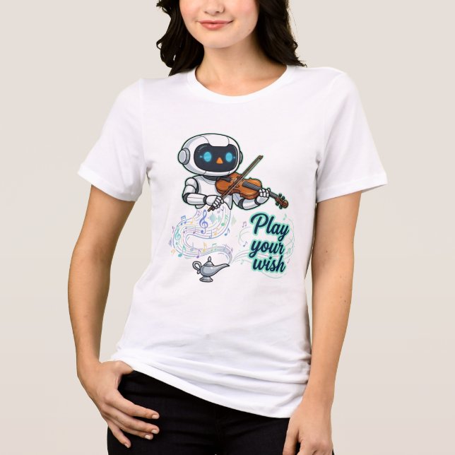 Play Your Wish – Zedoura Edition Tri-Blend Shirt (Front)