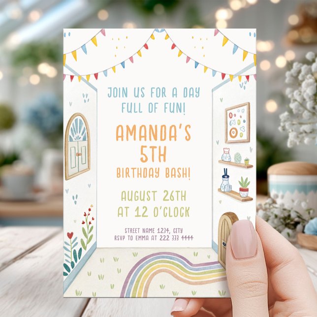 Play Zone Maze Birthday Invitation (Creator Uploaded)