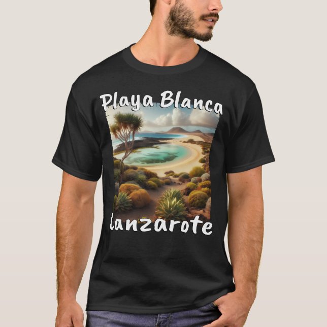 Playa Blanca Lanzarote Beach Vacation Dune T-Shirt (Front)