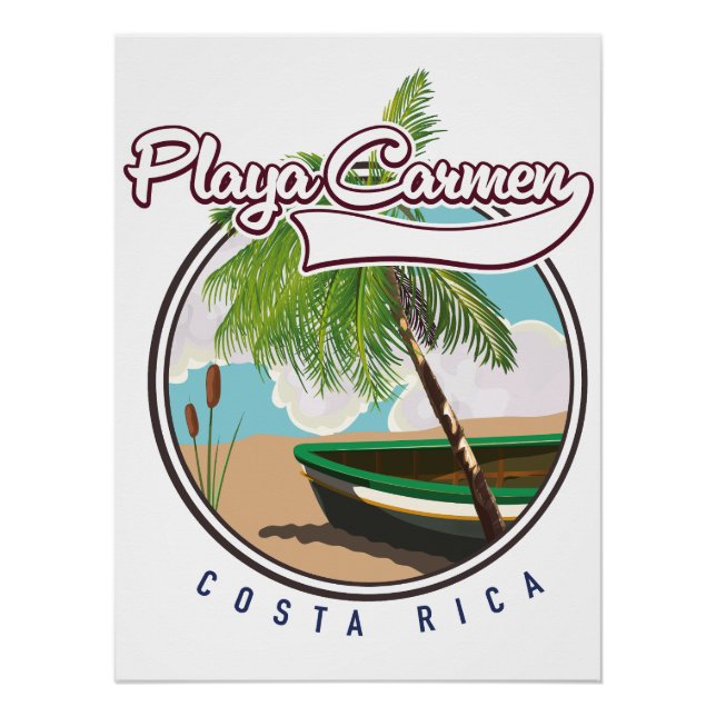 Playa carmen Costa rica Poster (Front)