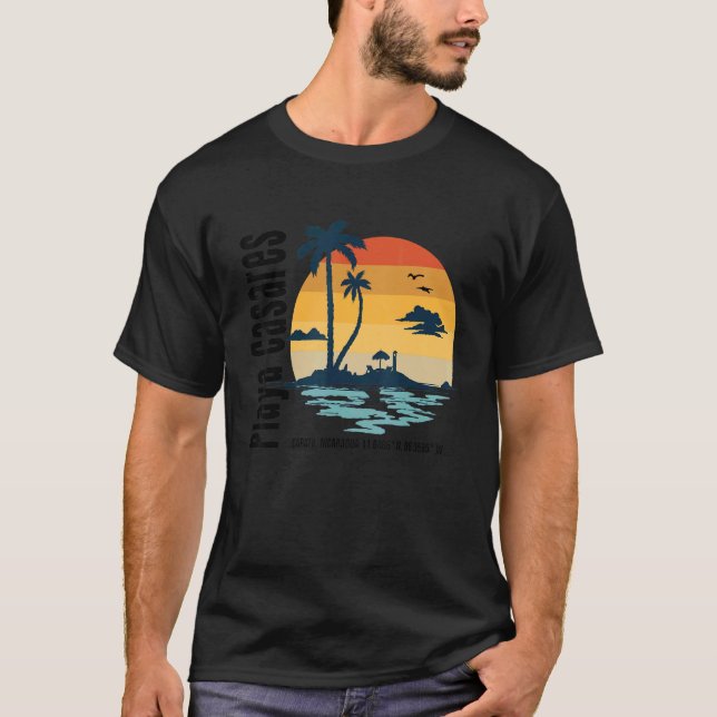 Playa Casares Beach Carazo Nicaragua T-Shirt (Front)