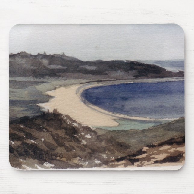 Playa de Carnota (A Coruña) Mouse Mat (Front)