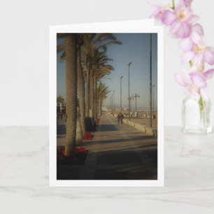 Playa de la Malvarrosa de Valencia Card