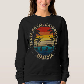 Playa De Las Catedrales Souvenir Galicia Reminde Sweatshirt