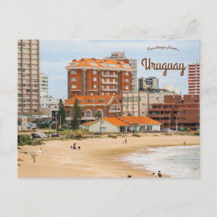  Playa de Punta del Este Uruguay Postcard