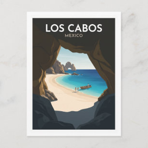 Playa del Amor Cabo San Lucas Mexico Souvenir Postcard