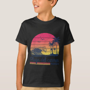 Playa Del Carmen Beach Mexico Tropical Sunset T-Shirt