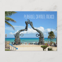 Playa del Carmen Caribbean Sea Beach Scene