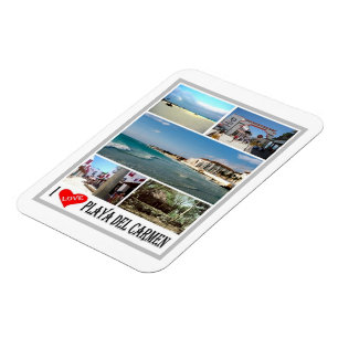 Playa Del Carmen - Mexico - I Love - Magnet