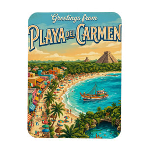 Playa del Carmen Mexico Magnet