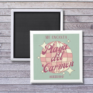 Playa del Carmen Mexico Retro souvenir decor Magnet