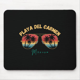 Playa Del Carmen Mexico Souvenir Surfboard Mouse Mat