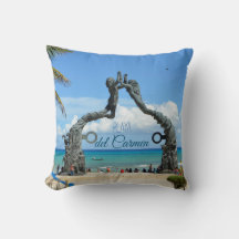 Playa del Carmen Statue Ocean Landscape Souvenir