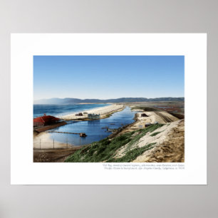 Playa del Rey Lagoon, 1904 - Northern View Poster