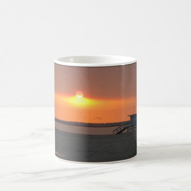 Playa del Rey Sunset - Mike Izzo Coffee Mug (Center)