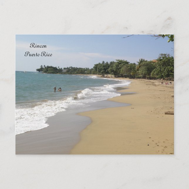 Playa en Rincon Puerto Rico Postcard (Front)