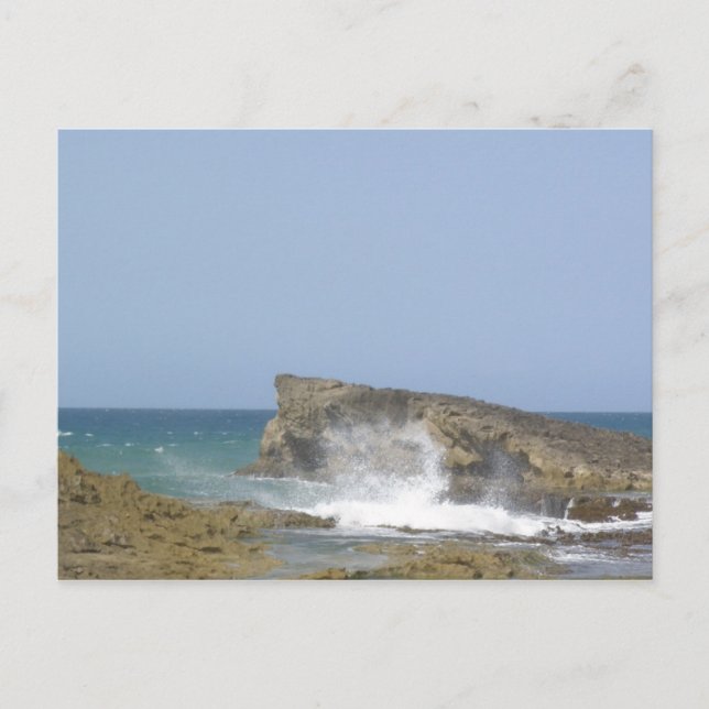 Playa la Poza Arecibo Postcard (Front)