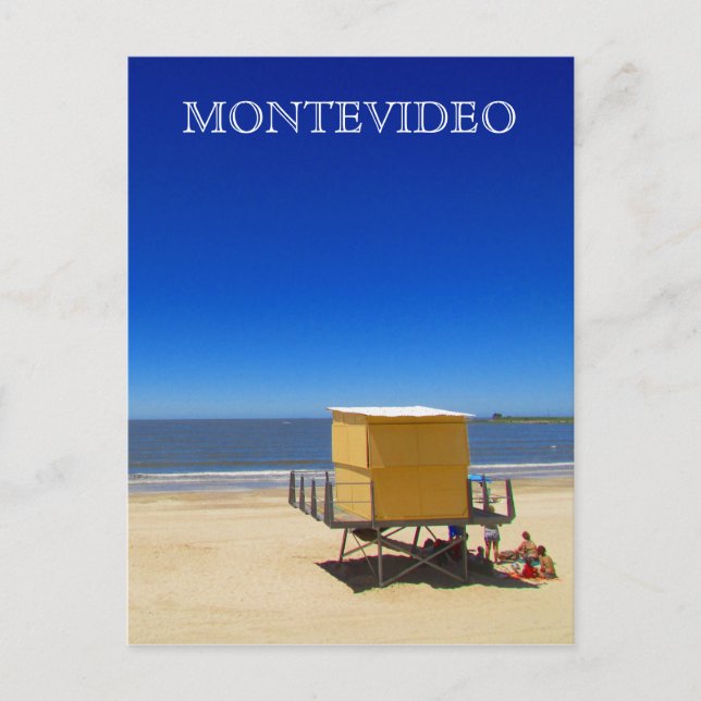 playa pocitos montevideo postcard (Front)