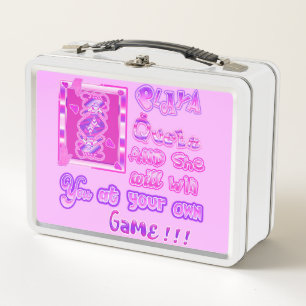 Playa queen  metal lunch box