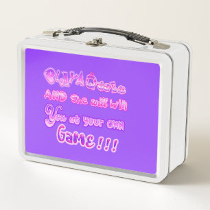 Playa queen  metal lunch box