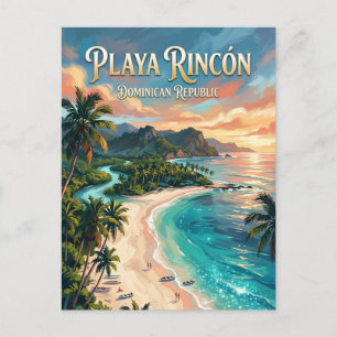 Playa Rincon Dominican Republic Postcard