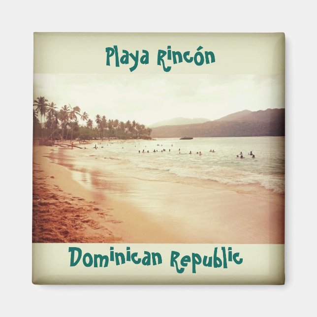 Playa Rincón - Samaná, DR Magnet (Front)