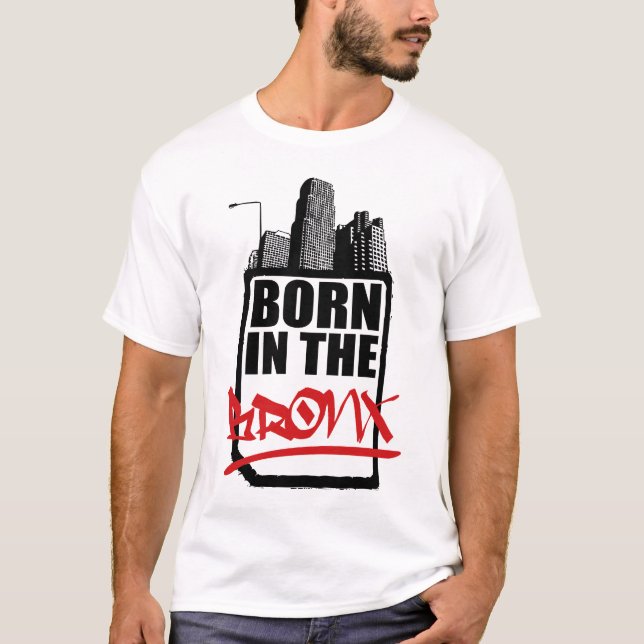 Playbboy : BORN IN THE BRONX T-Shirt (Front)