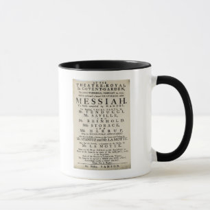 Playbill advertising a performance mug