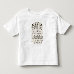 Playbill advertising a performance toddler T-Shirt