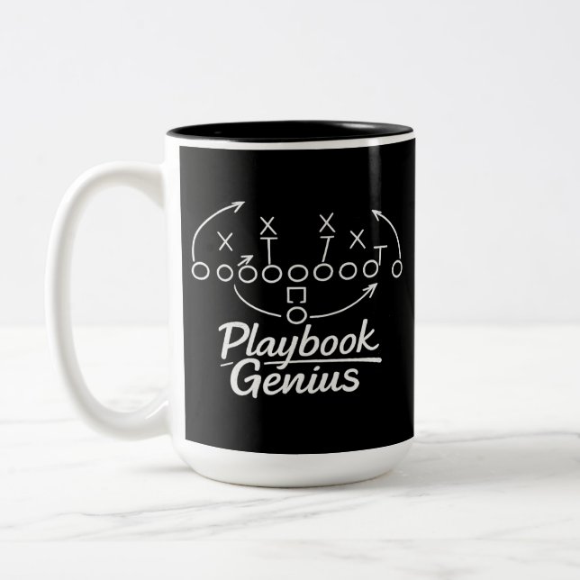 Playbook Genius Two-Tone Coffee Mug (Left)